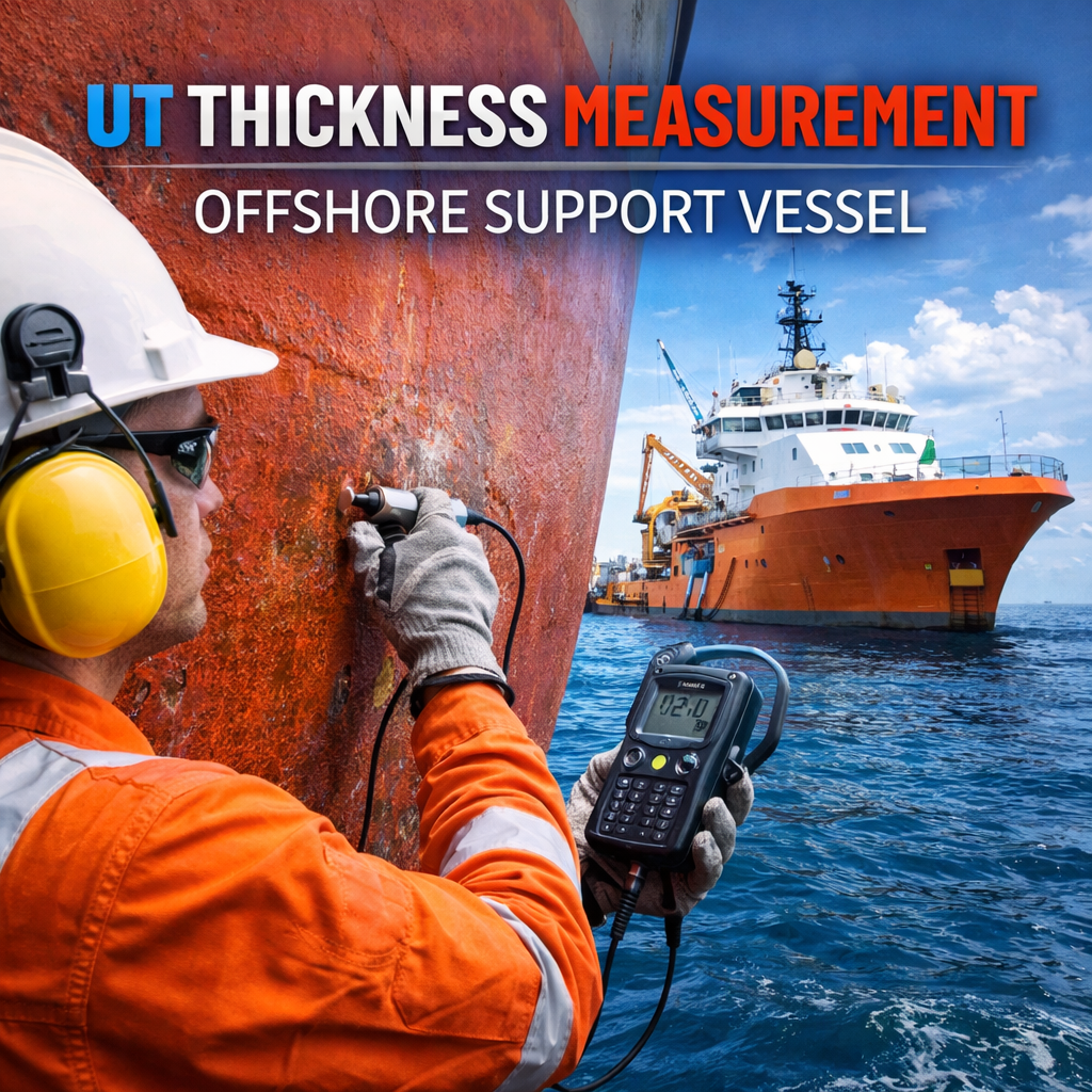 UT Thickness Measurement – Offshore Support Vessel